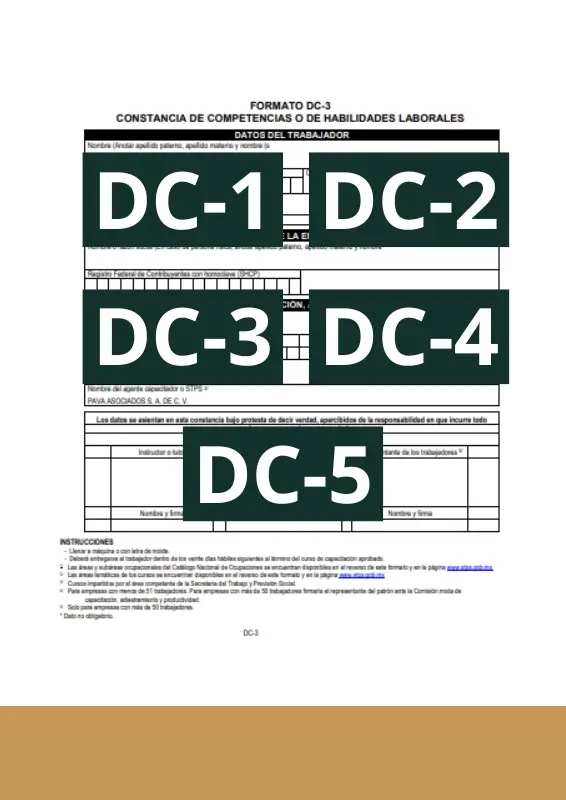 Gestión administrativa DC3